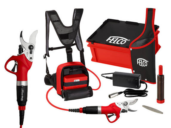 Електросекатор Felcotronic Felco 812+ з батареєю і рюкзаком, фото 1