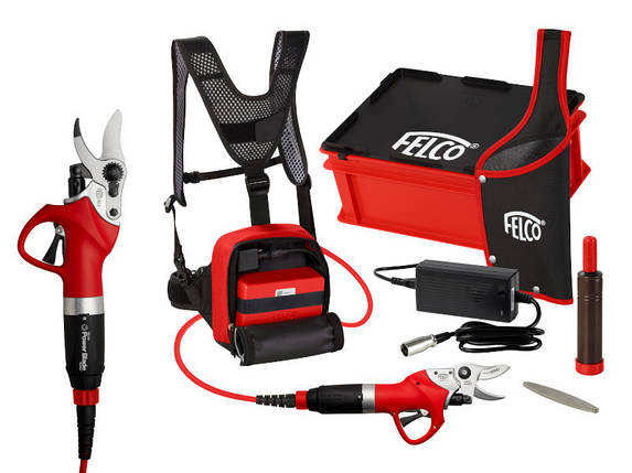 Електросекатор Felcotronic Felco 802+ з батареєю та рюкзаком, фото 1