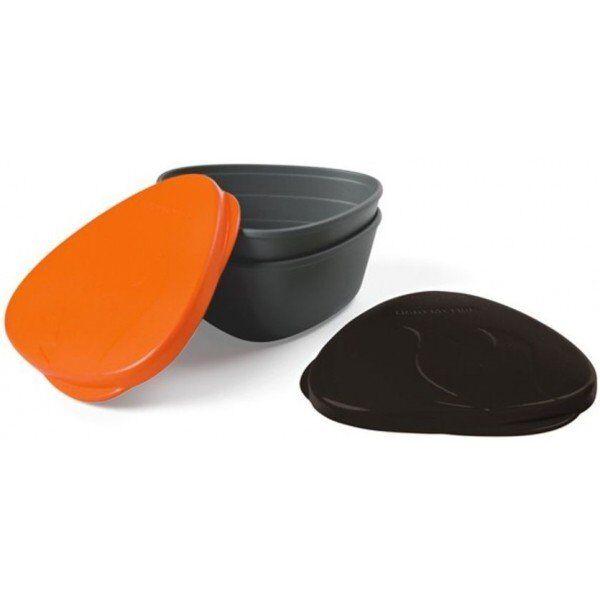 Набор посуды Light My Fire SnapBox 2-pack Orange/Black - фото 1 - id-p1135460035