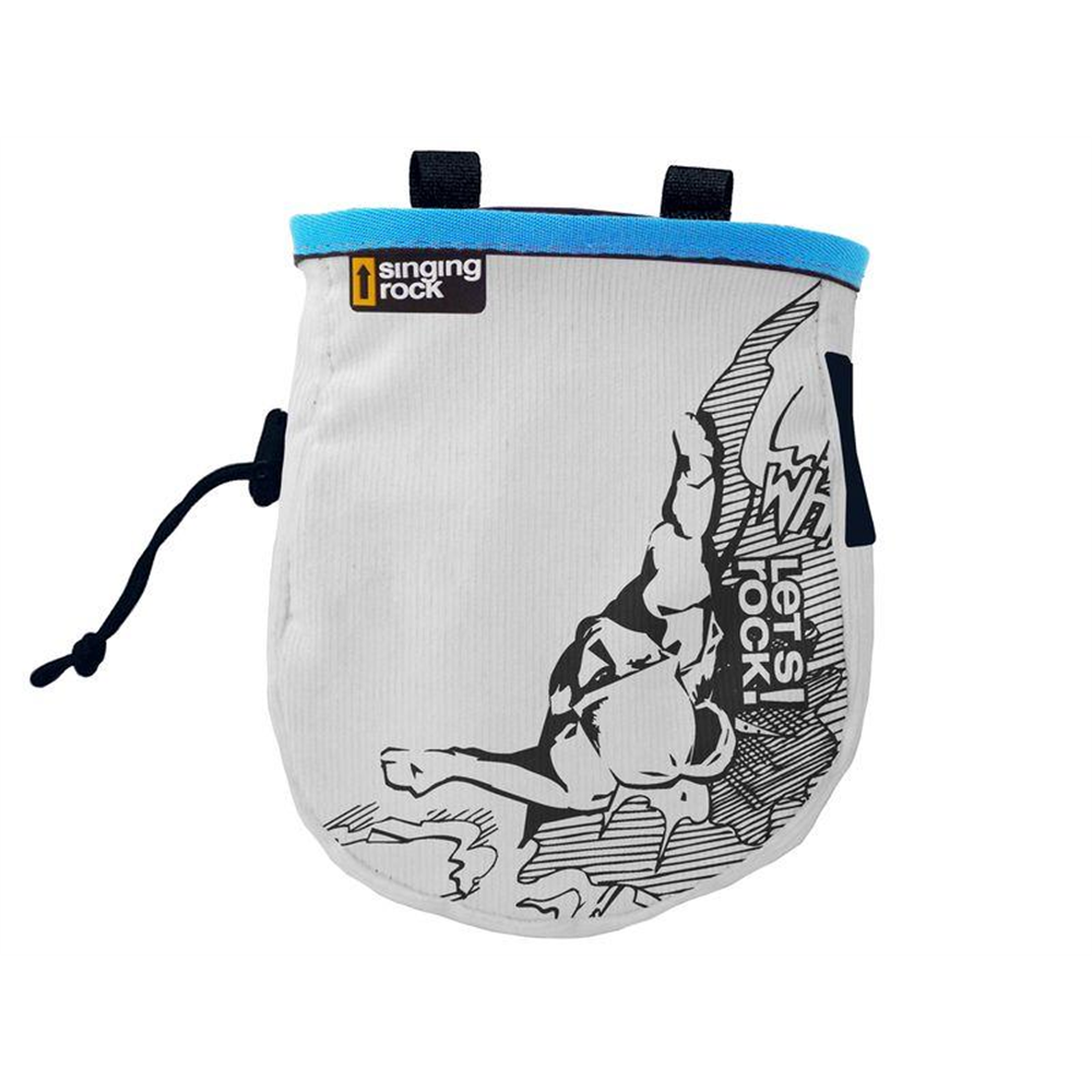 Мешочек для магнезии Singing Rock Chalk Bag Comic Blue L - фото 1 - id-p1135460177