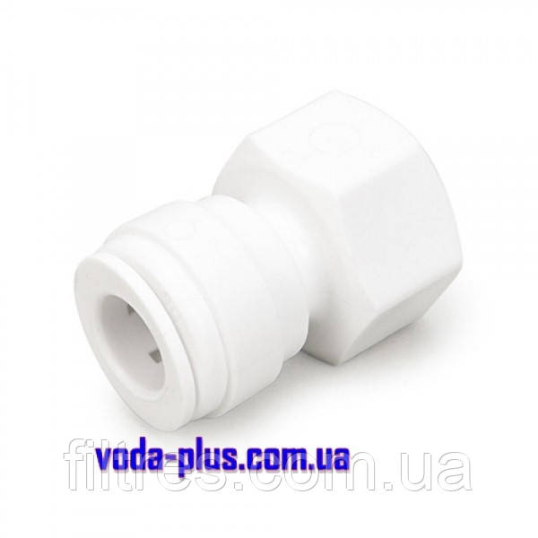 KP-FA0606 - Муфта - адаптер 3/8" шланг х 3/8" РВ, з ущільнювальним кільцем, фото 1