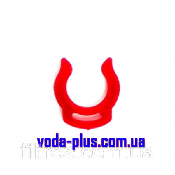 Кліпса — фіксатор для 1/4" шланг, Quick Connect, червоний колір (KP-LC0004R)