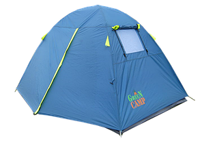 Намет 2-місна для туризму двошарова Green Camp 1001, фото 2
