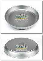 Форма для випікання алюмінієва 36 см (сковорода без ручок, деко кругле) Проліс (П-360)