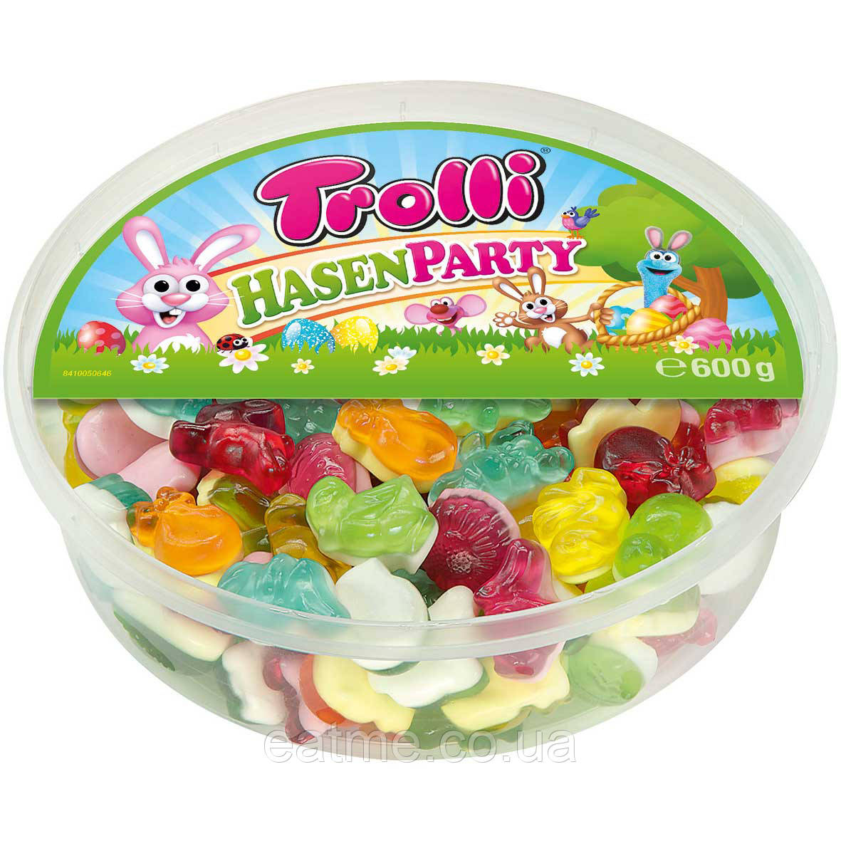 Trolli Hasen Party Великодня серія желейних цукерок із фруктовими смаками 600g