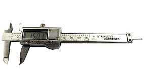 Штангенциркуль електронний VERNIER 100 (T304B. W-1210М) металевий D - 100 мм, точність 0,01 мм, з бігунком