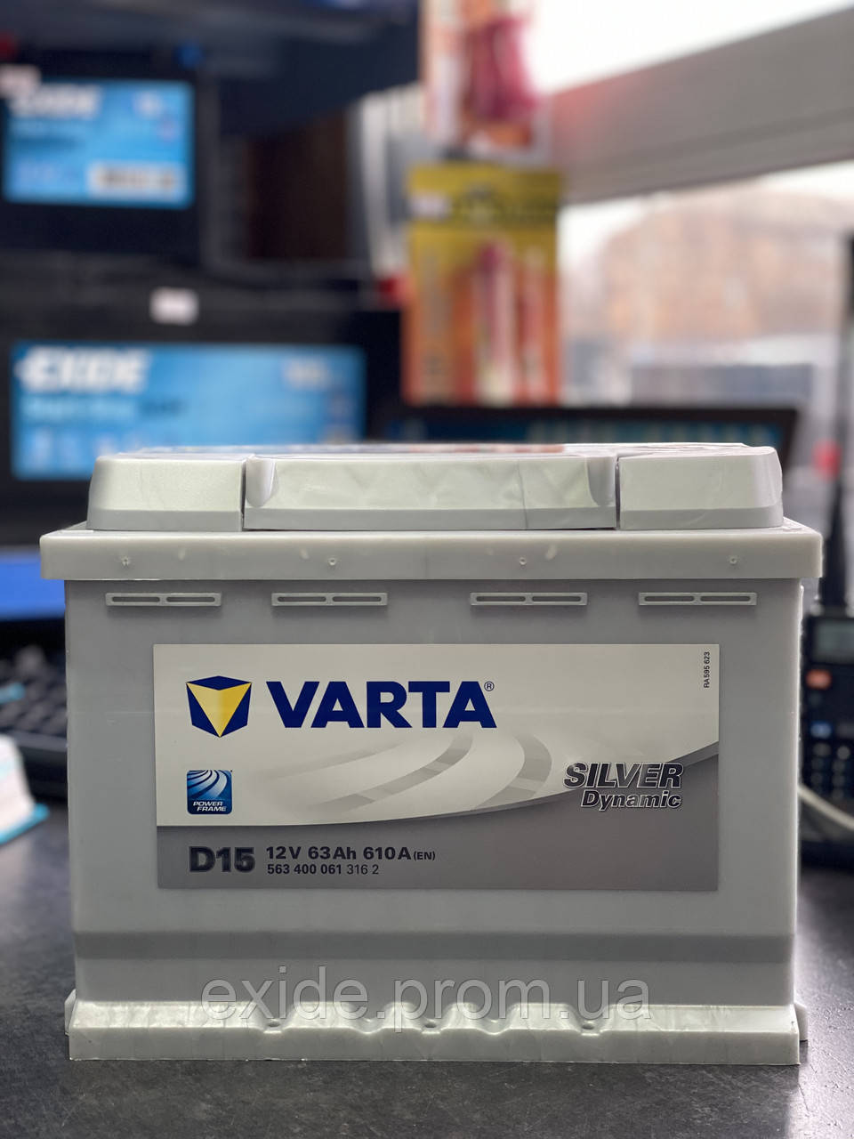 Varta D15 Silver Dynamic 12V 63Ah Batterie 563400061