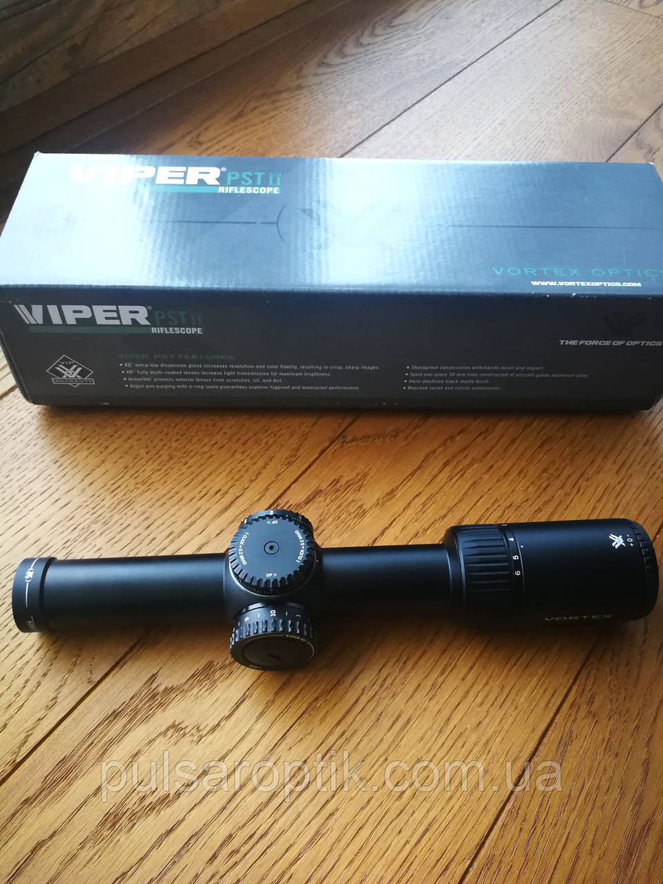 Оптичний приціл Vortex Viper PST Gen II 1-6x24 SFP VMR-2 MRAD (PST-1607), фото 1