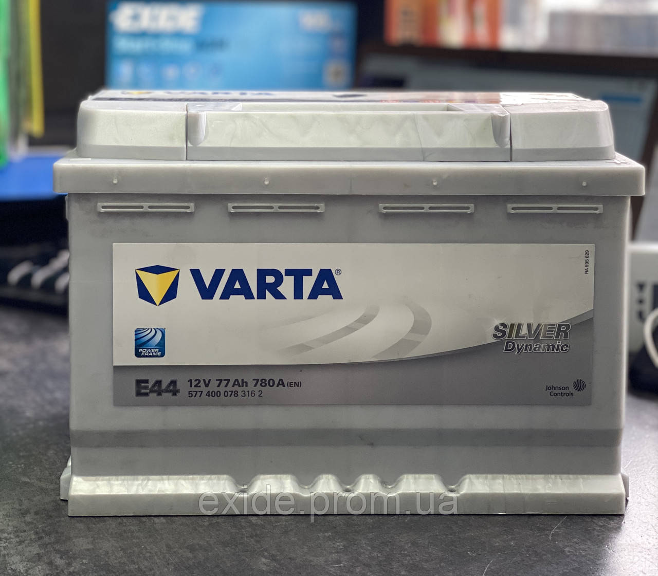 Varta Silver Dynamic E44 12V 77Ah 780A/EN Autobatterie -batcar.de
