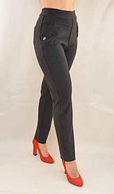 Штани жіночі в меланжевої кольорі - великі розміри XL - 8XL Лосини з кишенями Dasire Польща 3XL\4XL
