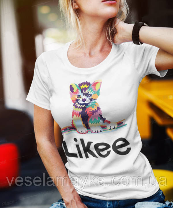 Дитяча футболка Likee з котиком 4
