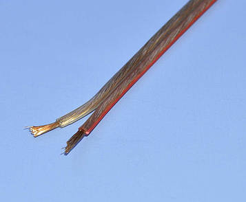 Кабель акуст. мідний прозорий 2х2,50мм кв. Cabletech KAB0325