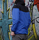 Вітровка Nike Windrunner Віндранер чоловіча чорно-синя, фото 2