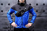 Вітровка Nike Windrunner Віндранер чоловіча чорно-синя, фото 6