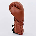 Рукавиці для боксу та єдиноборств Bad Boy LEGACY шкіряні 6619 Brown 10 унцій, фото 3