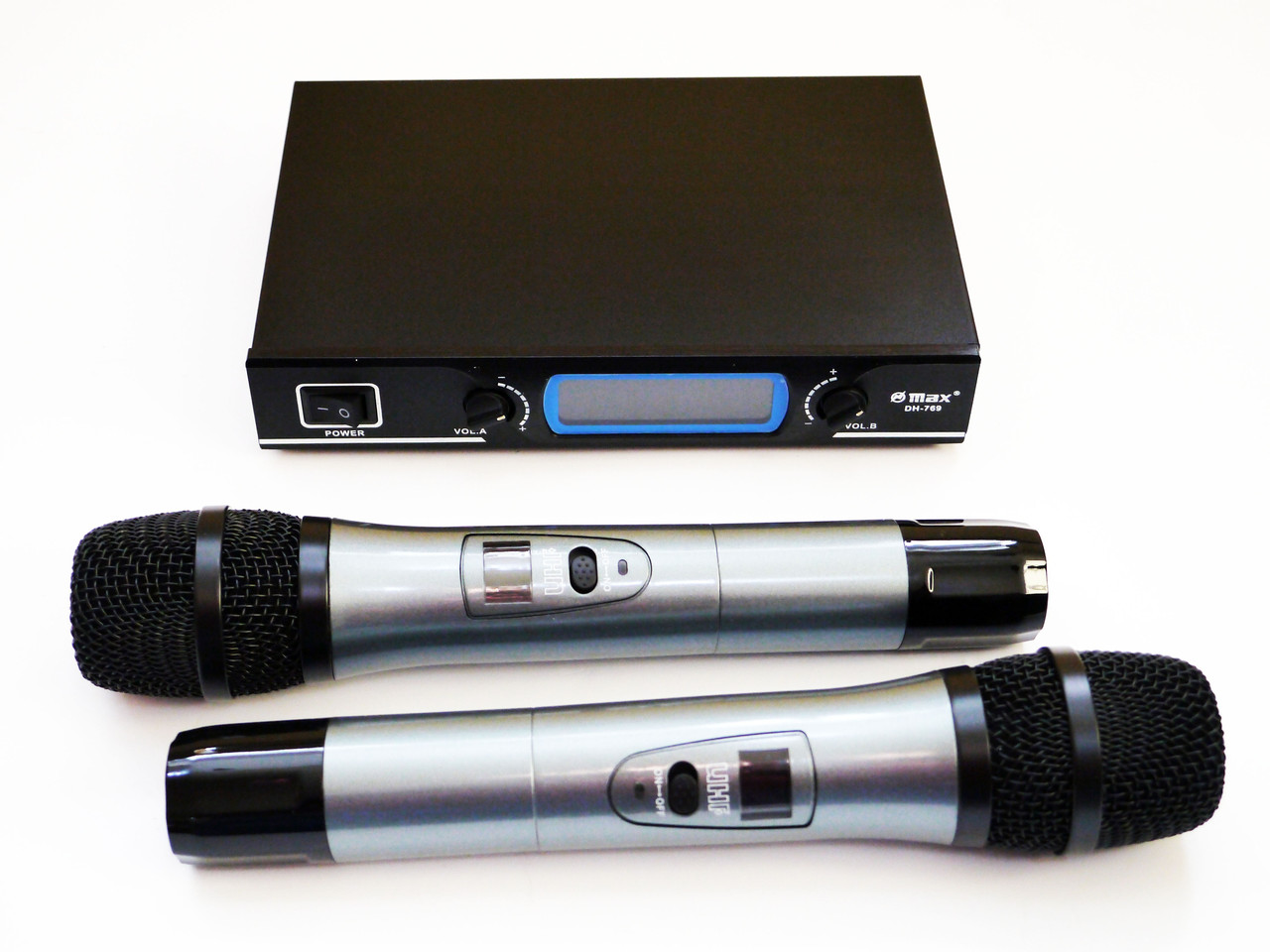 Радіосистема Max DH-769 база 2 радіомікрофона, фото 1