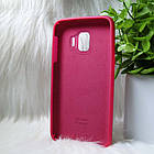 Силіконовий чохол Original Silicone Case Samsung J260 / J2 Core Bordo (бордовий), фото 3