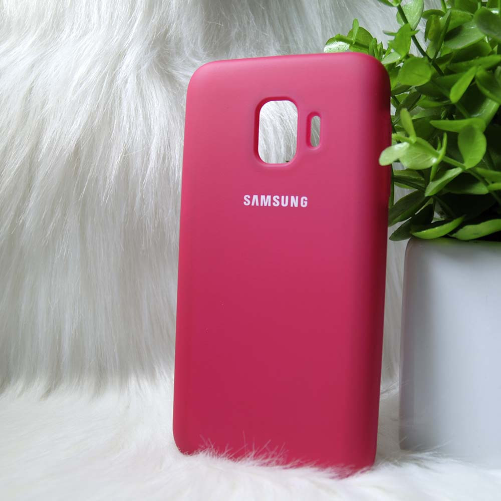 Силіконовий чохол Original Silicone Case Samsung J260 / J2 Core Bordo (бордовий)