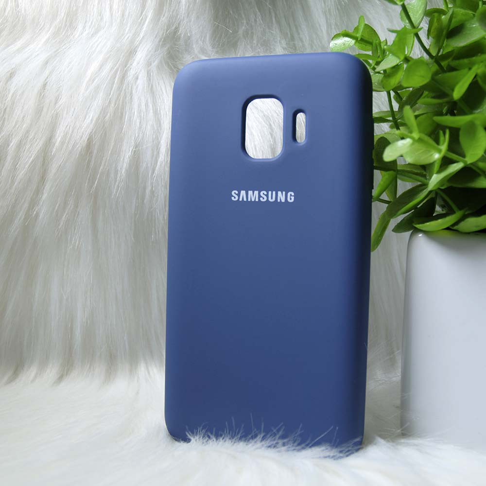 Силіконовий чохол Original Silicone Case Samsung J260 / J2 Core Dark blue (синій)
