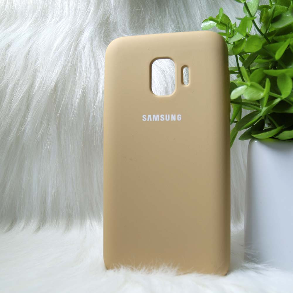 Силіконовий чохол Original Silicone Case Samsung J260/J2 Core Gold (золотий)