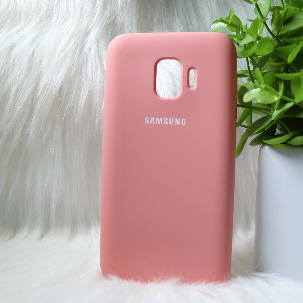 Силіконовий чохол Original Silicone Case Samsung J260/J2 Core Pink (розовий)