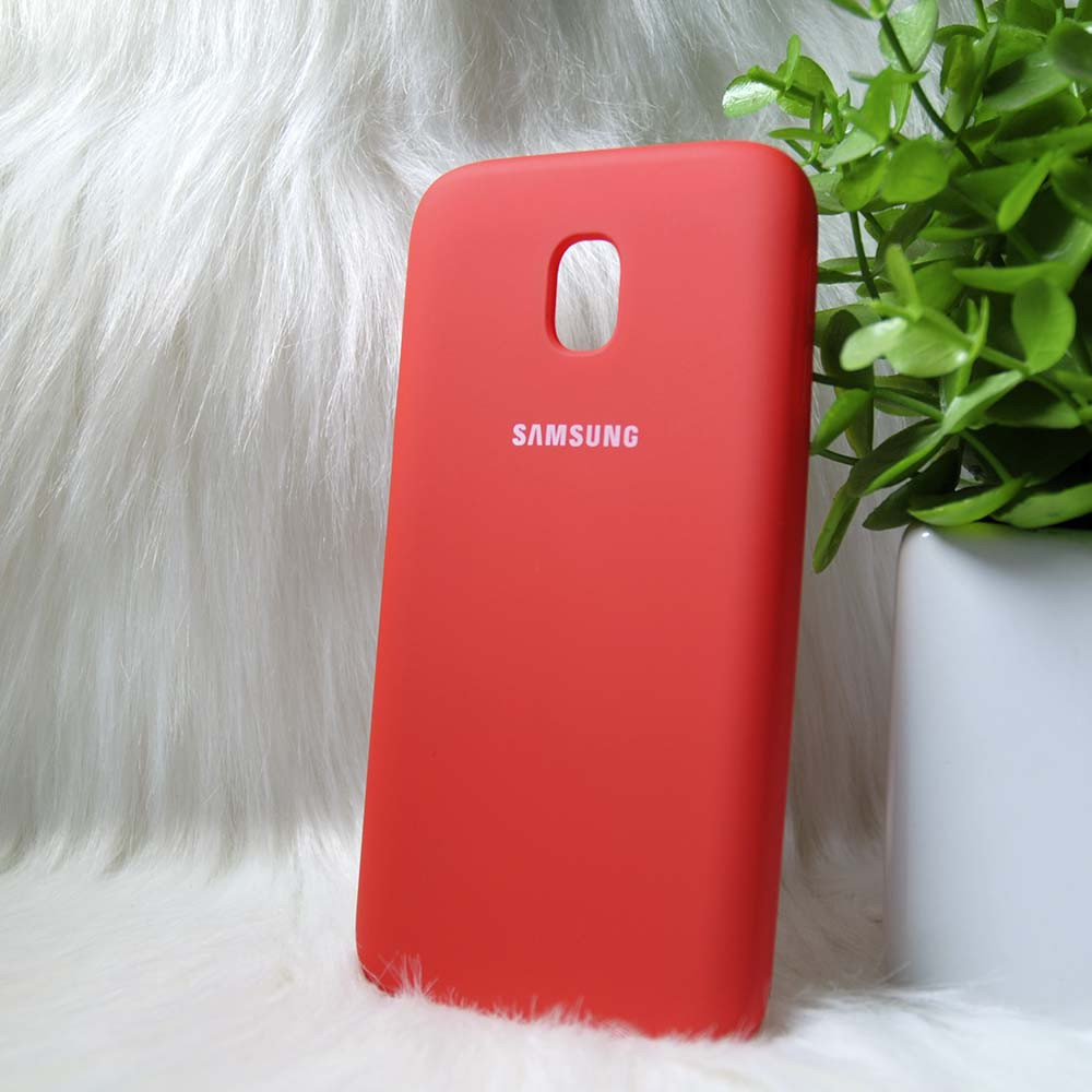 Силіконовий чохол Original Silicone Case Samsung J330 / J3 2017 Red (червоний)