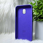 Силіконовий чохол Original Silicone Case Samsung J330 / J3 2017 Violet (синій), фото 3