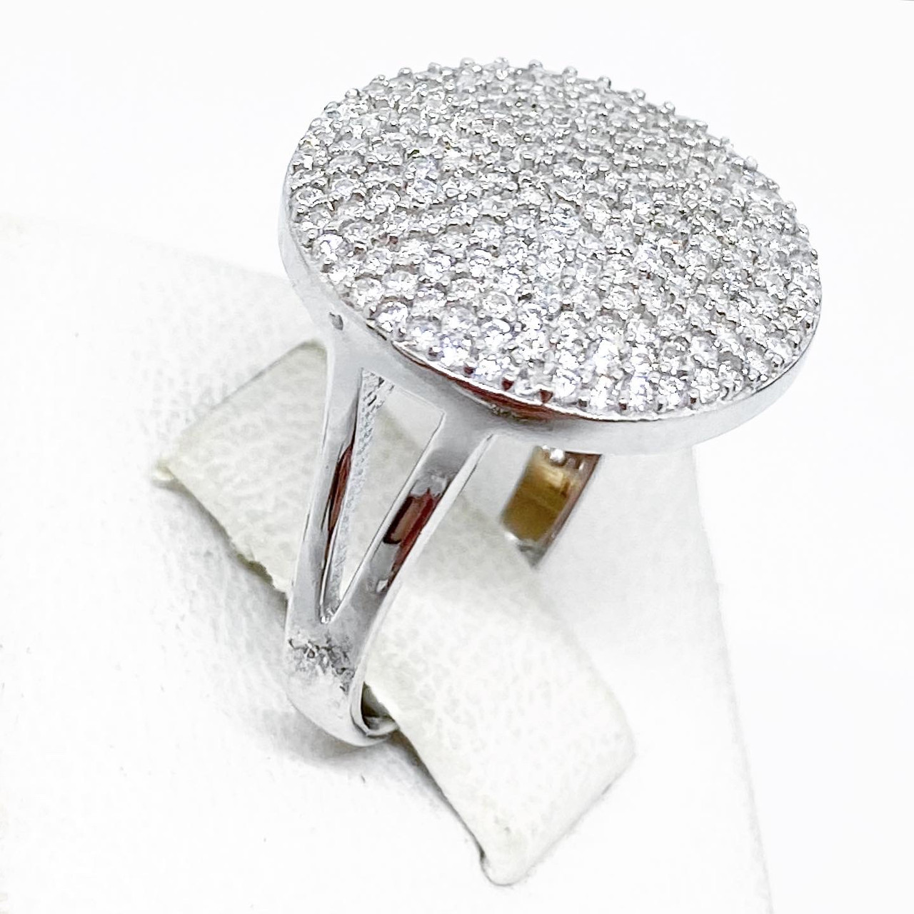 Кільце My Jewels з срібла з каменями Swarovski коло біле (розмір 17-18,5), фото 1