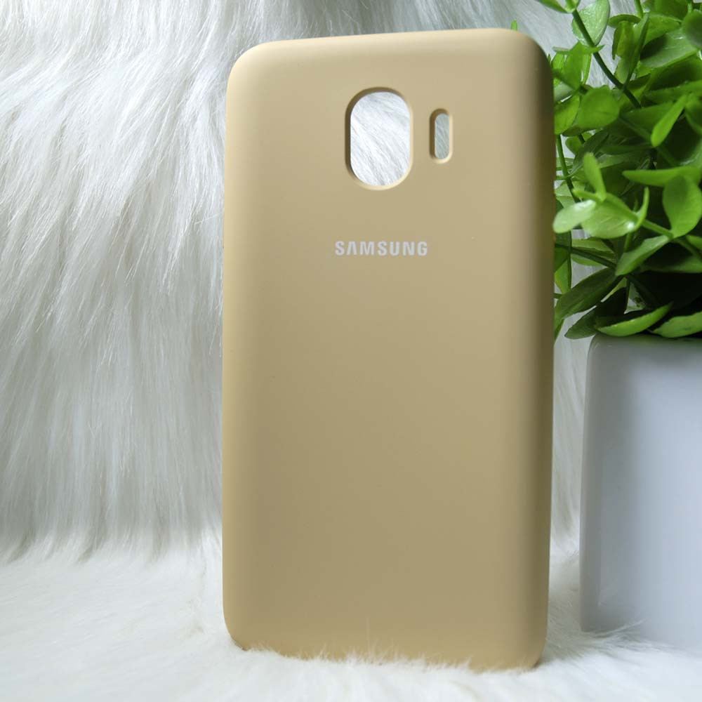 Силіконовий чохол Original Silicone Case Samsung J400 / J4 2018 Gold (золотий)