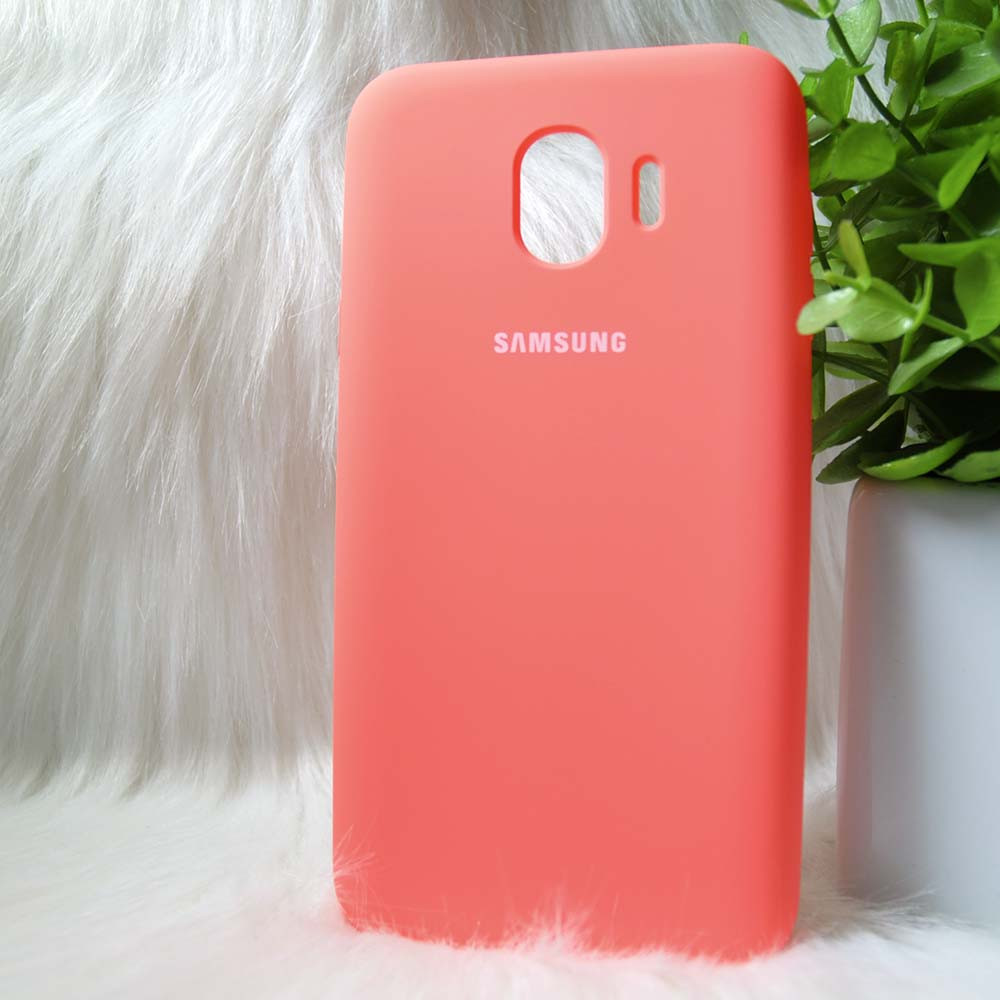Силіконовий чохол Original Silicone Case Samsung J400/J4 2018 Pink (рожевий)