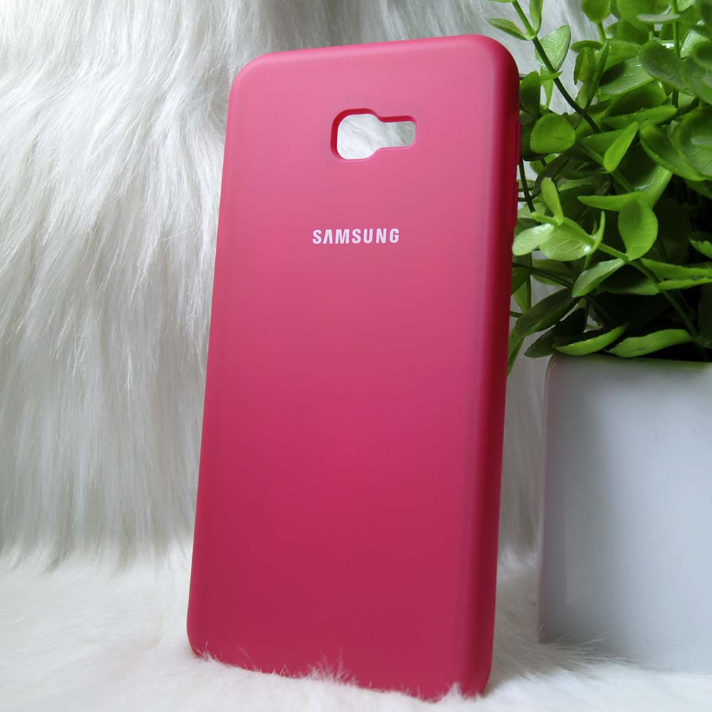 Чохол силіконовий для Samsung J415 / J4+ бордовий "Original Silicone case"