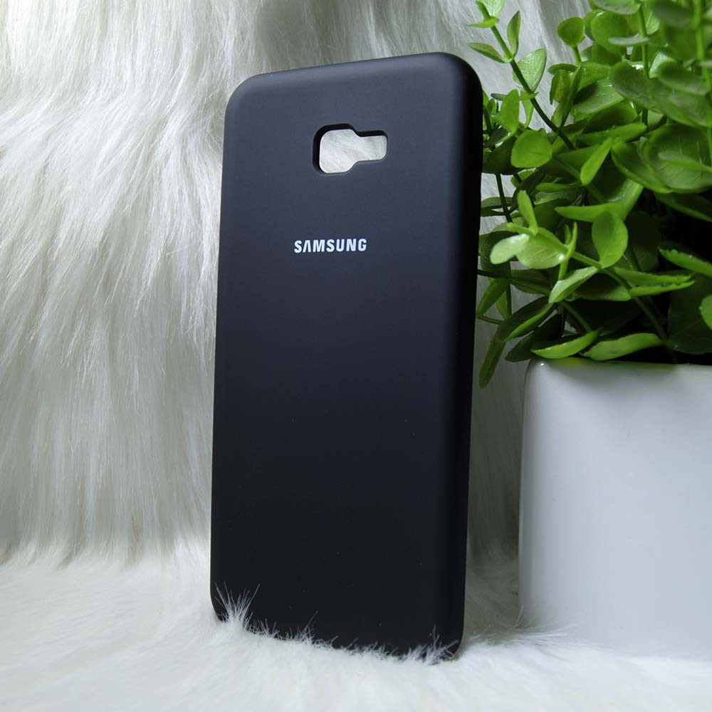 Силіконовий чохол Original Silicone Case Samsung J415 / J4 Plus Black (чорний)