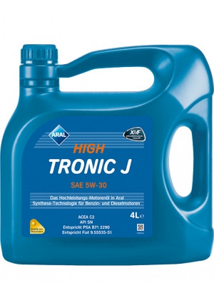 Синтетичне моторне масло Aral HighTronic J 5W-30
