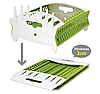 Органайзер для посуду Compact Dish Rack | Складна настільна сушарка для посуду, фото 4