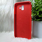 Силіконовий чохол Original Full Silicone Case Samsung J610 / J615 / J6 Plus 2018 Red (червоний), фото 3