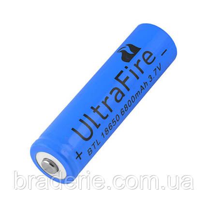 Акумулятор UltraFirc BRC 18650 6800 mAh Li-Ion 3.7 V, фото 2