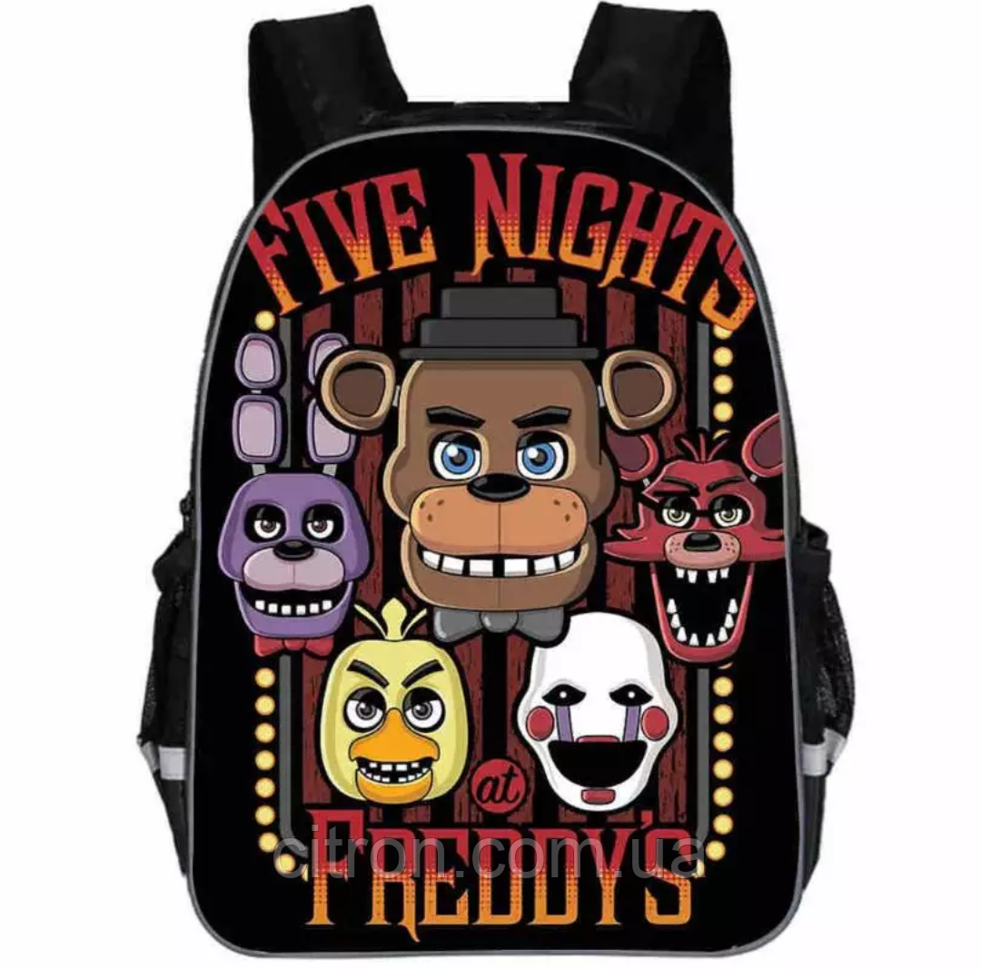 Рюкзак шкільний міський FNAF 5 ночей з Фредді