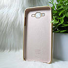 Силіконовий чохол Original Silicone Case Samsung J7/J700 Gold (золотий), фото 3