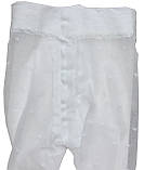 Капронові колготки для дівчинки, білі в сердечка, 20 den, ріст 116 см, Дюна, фото 4