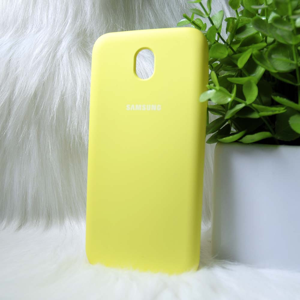 Чохол силіконовий для Samsung J730 / J7 2017 жовтий "Original Silicone case"