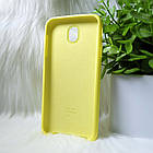 Чохол силіконовий для Samsung J730 / J7 2017 жовтий "Original Silicone case", фото 3