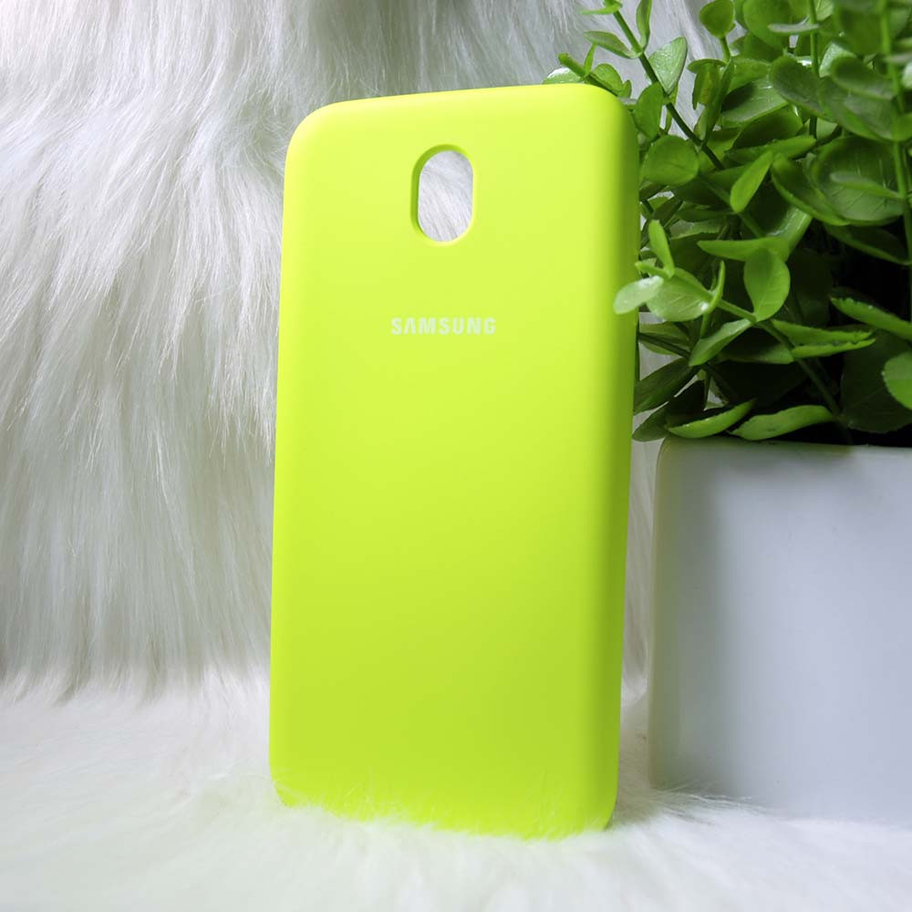 Чохол силіконовий для Samsung J730 / J7 2017 жовтий "Original Silicone case"