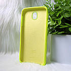 Чохол силіконовий для Samsung J730 / J7 2017 жовтий "Original Silicone case", фото 3