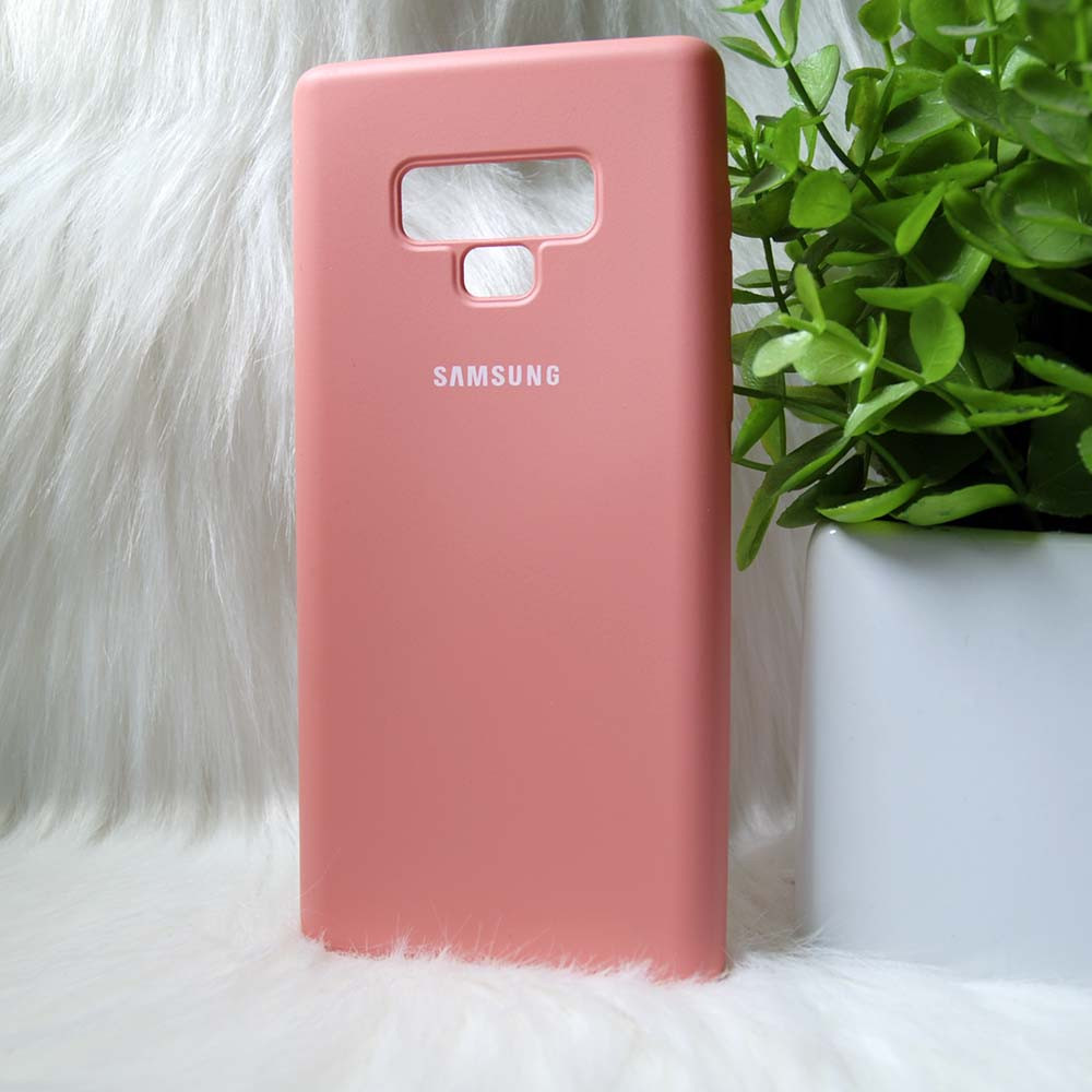 Силіконовий чохол Original Silicone Case Samsung N960/Note 9 Pink (рожевий)