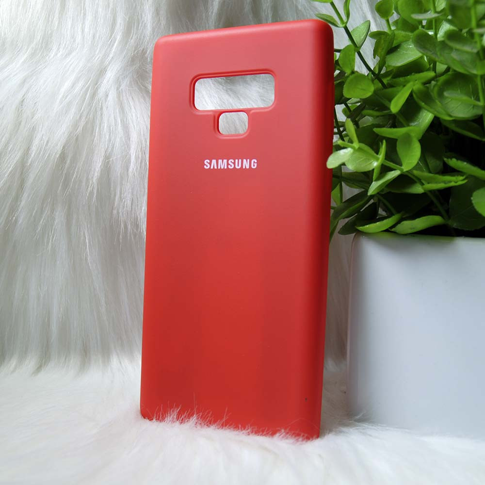 Силіконовий чохол Original Silicone Case Samsung N960/Note 9 Red (червоний)