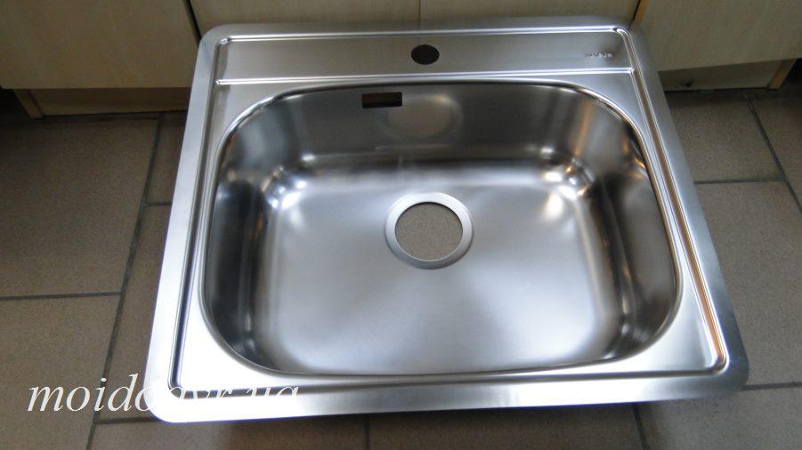 Мийка кухонна з нерж. сталі Alveus More 10 F / S / U код 1103108 (під стільницю, в стільницю, в один рівень)