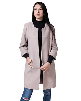 Весняне жіноче пальто з кишенями (розміри XS-2XL)