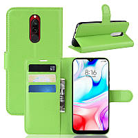 Чехол-книжка Litchie Wallet для Xiaomi Redmi 8 Green