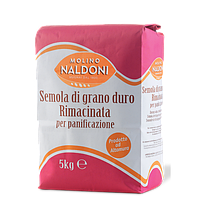 Мука Molino Naldoni Semola di grano duro Rimacinata 5 кг