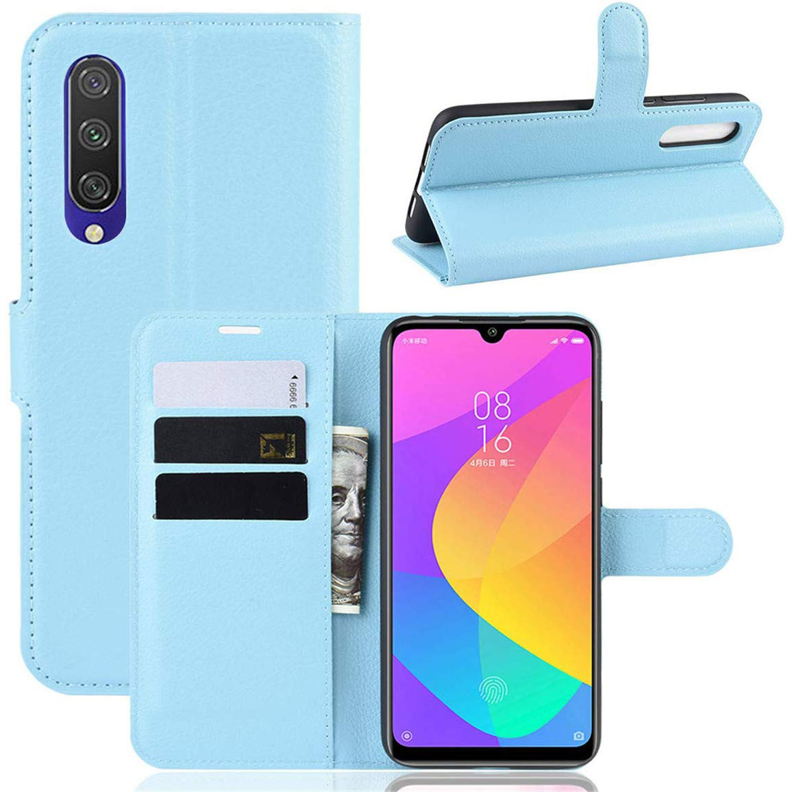 Чохол-книжка Litchie Wallet для Xiaomi Mi A3 / Mi CC9e Blue